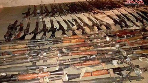 Yaish al Islam entrega más de 400 armas de fuego Se ultima la salida de grupos armados de Duma